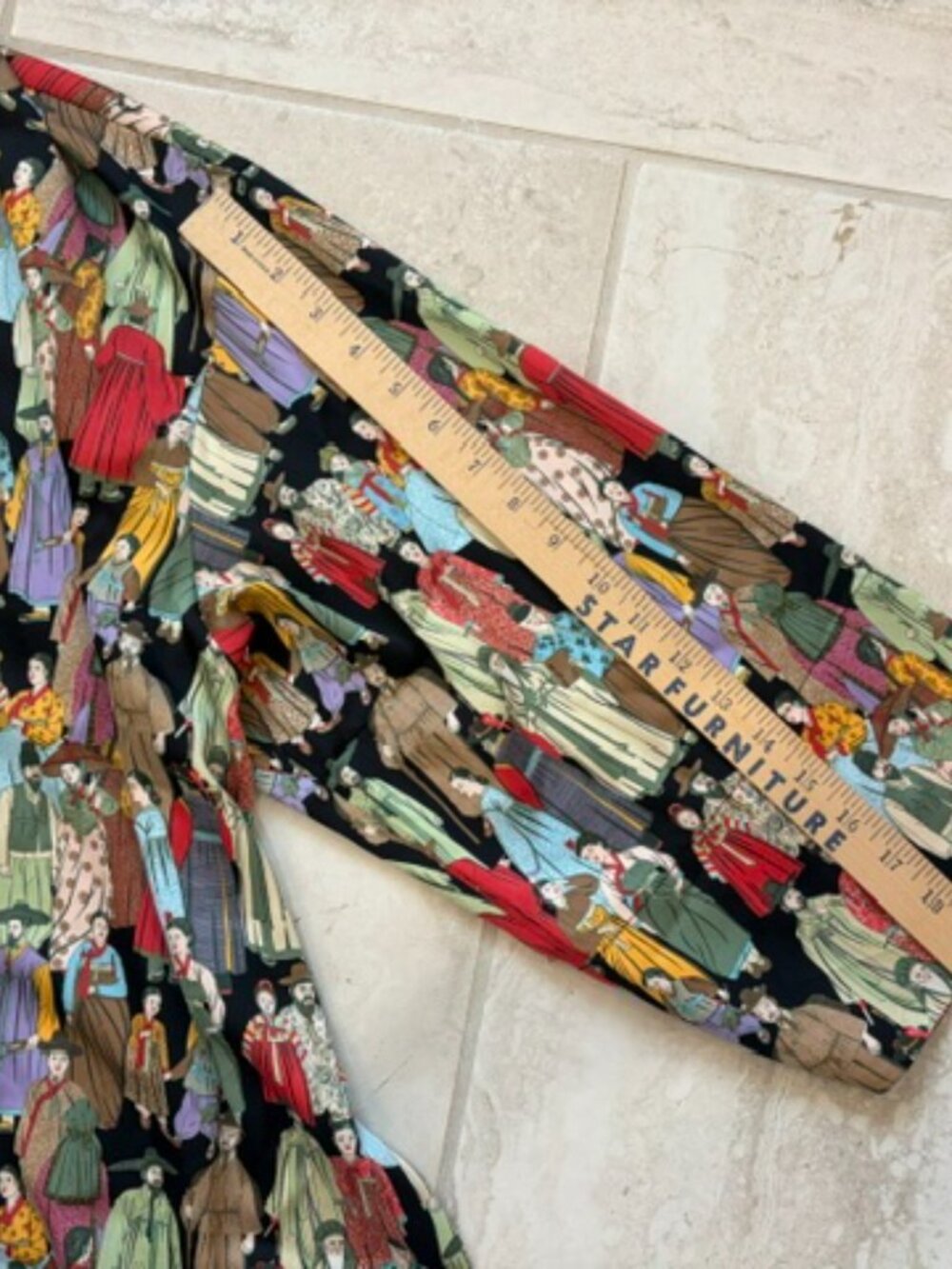 Natori Dynasty Lounge Pajamas 2 Piece Asian Print 2XL Art To Wear Retail $160 - Picture 6 of 14